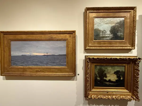 FAIRFIELD CT - 15 Mart 2025 'te Fairfield, Connecticut' taki Fairfield Üniversitesi 'ndeki Sanat Müzesi' nde sergi.