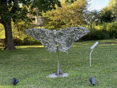 Chicago, IL - 30 Haziran 2024 'te Chicago, Illinois' de Kelebek Uçuşu sergisi.