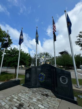 30 Haziran 2024 'te Pittsburgh, Pennsylvania' daki Allegheny Kanun Uygulama Memurları Anıtı 'nda görüldü..