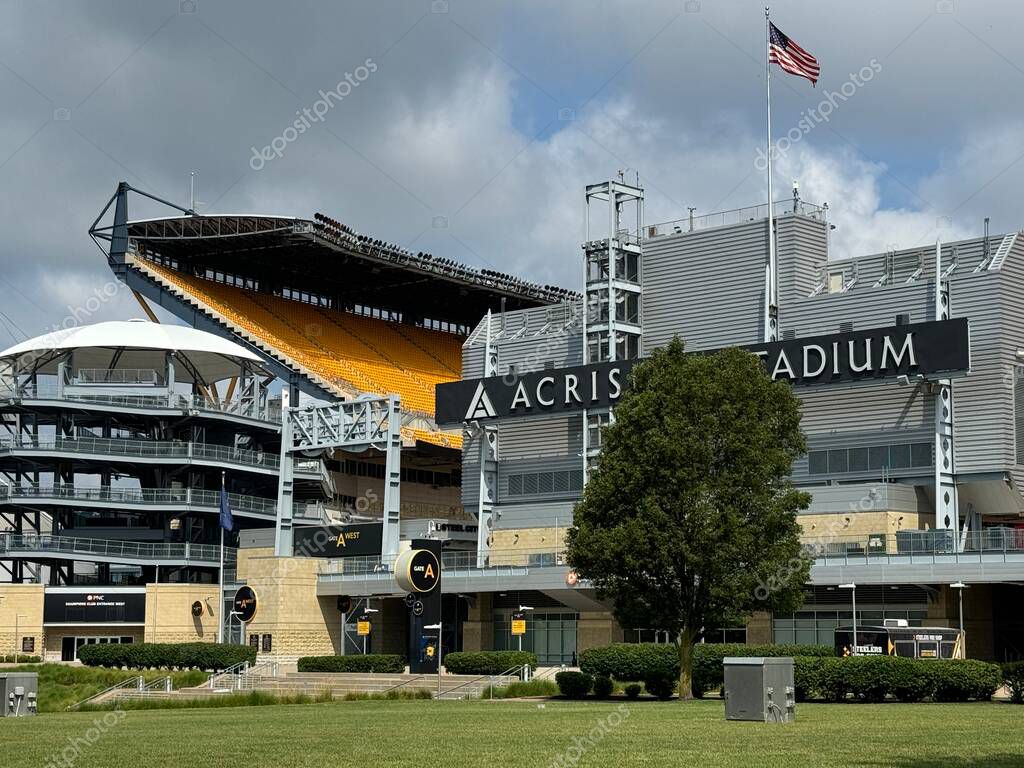 PITTSBURGH, PA - JUN 30: Acrisure Stadium in Pittsburgh, Pennsylvania, as seen on June 30, 2024.
