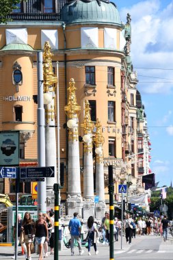 STOCKHOLM, SWEDEN - 29 Temmuz 2023 'te İsveç' in Stockholm kenti civarında görüldü..