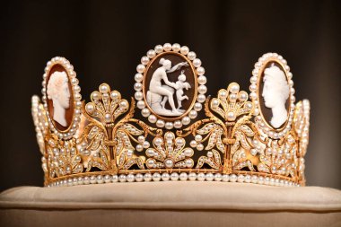 STOCKHOLM, SWEDEN - 29 Temmuz 2023 'te İsveç' in Stockholm kentindeki Kraliyet Sarayı 'nda düzenlenen Jübile Sergisi.