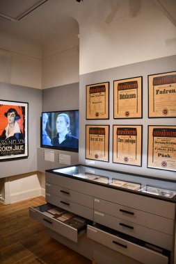 STOCKHOLM, SWEDEN - 29 Temmuz 2023 'te İsveç' in Stockholm kentindeki Strindberg Müzesi.