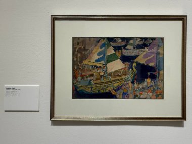 12 Nisan 2025 'te Wilmington, Kuzey Carolina' daki Cameron Sanat Müzesi 'nde Elisabeth Chant sergisi açıldı..