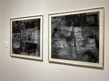 WILMINGTON, NC - 12 Nisan 2025 'te Wilmington, Kuzey Carolina' daki Cameron Sanat Müzesinde Oyun Değiştiricileri sergisi.