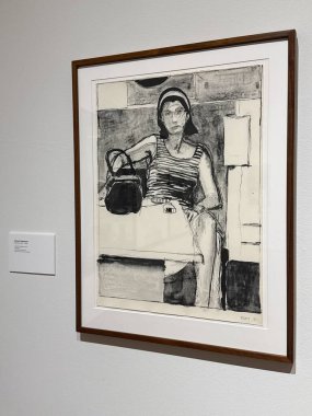 WILMINGTON, NC - 12 Nisan 2025 'te Wilmington, Kuzey Carolina' daki Cameron Sanat Müzesinde Oyun Değiştiricileri sergisi.