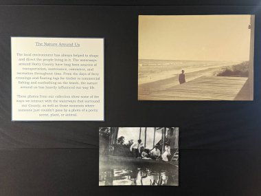 CONway, SC - 16 Nisan 2025 'te Güney Carolina' daki Horry County Müzesi 'nde sergi.