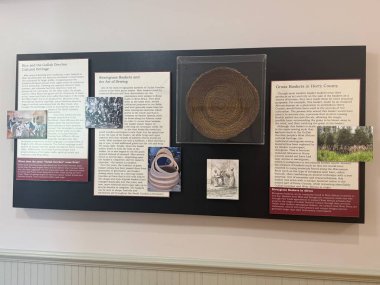 CONway, SC - 16 Nisan 2025 'te Güney Carolina' daki Horry County Müzesi 'nde sergi.