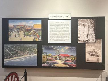 CONway, SC - 16 Nisan 2025 'te Güney Carolina' daki Horry County Müzesi 'nde sergi.