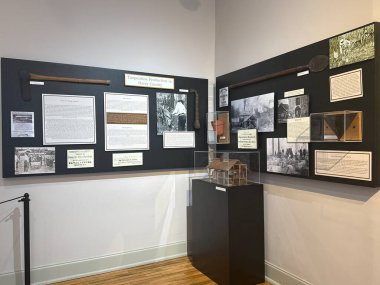 CONway, SC - 16 Nisan 2025 'te Güney Carolina' daki Horry County Müzesi 'nde sergi.