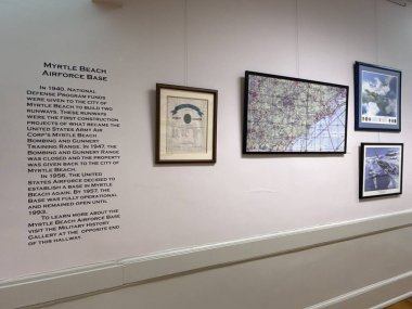 CONway, SC - 16 Nisan 2025 'te Güney Carolina' daki Horry County Müzesi 'nde sergi.