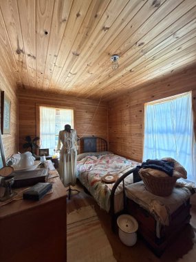 CONway, SC - 16 Nisan 2025 'te Güney Carolina, Conway' de görülen L. W. Paul Canlı Tarih Çiftliği.