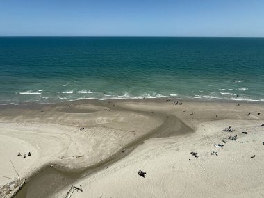 MYRTLE BEACH, SC - 18 Nisan 2025 'te Güney Carolina' daki Myrtle Beach 'in görüntüsü.