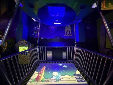 MYRTLE BEACH, SC - 18 Nisan 2025 'te Güney Carolina, Myrtle Beach' teki Broadway 'deki WonderWorks' te sergi.