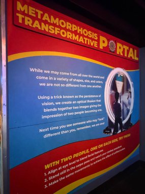 MYRTLE BEACH, SC - 18 Nisan 2025 'te Güney Carolina, Myrtle Beach' teki Broadway 'deki WonderWorks' te sergi.