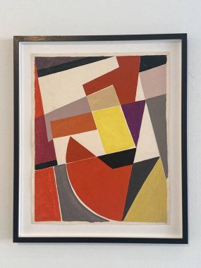 REYKJAVIK, ICELAND - 23 Temmuz 2025 'te Reykjavik, İzlanda' daki Gerdarsafn Kopavogur Sanat Müzesi 'nde sergi.