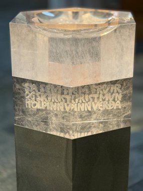 REYKJAVIK, ICELAND - 23 Temmuz 2025 'te Reykjavik, İzlanda' daki Hallgrimskirkja Kilisesi.