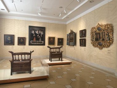 REYKJAVIK, ICELAND - 23 Temmuz 2025 'te İzlanda Ulusal Müzesi' nde sergi.