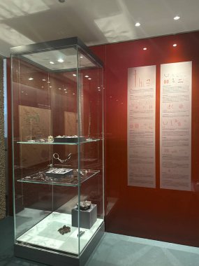 REYKJAVIK, ICELAND - 23 Temmuz 2025 'te İzlanda Ulusal Müzesi' nde sergi.