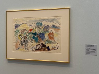 REYKJAVIK, ICELAND - 23 Temmuz 2025 'te İzlanda' daki Reykjavik Sanat Müzesi 'nde Rüya Diyarı sergisi.