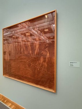 REYKJAVIK, ICELAND - 23 Temmuz 2025 'te İzlanda' daki Reykjavik Sanat Müzesi 'nde Rüya Diyarı sergisi.