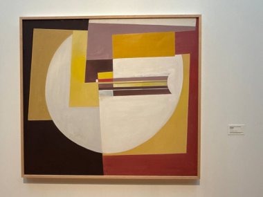 REYKJAVIK, ICELAND - 23 Temmuz 2025 'te Reykjavik Sanat Müzesi Kjarvalsstadir' de Kjarval 20. yüzyıl sergisi.