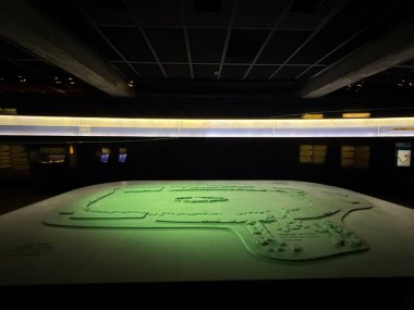 REYKJAVIK, ICELAND - 23 Temmuz 2025 'te İzlanda' daki Reykjavik Şehir Müzesinde (Yerleşim Sergisi) sergi.