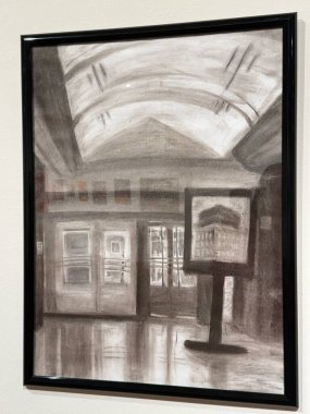 3 Mayıs 2025 'te Bridgeport, Connecticut' taki Housatonic Sanat Müzesi 'nde sergi açıldı..