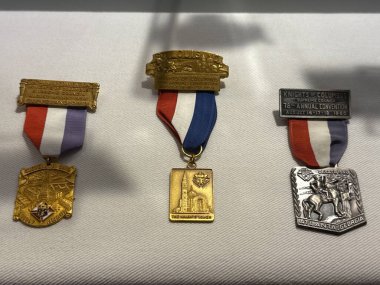 New Haven, Connecticut 'ta 3 Mayıs 2025' te kutsanmış Michael McGivney Hac Merkezi (eski adıyla Kolomb Müzesi Şövalyeleri).