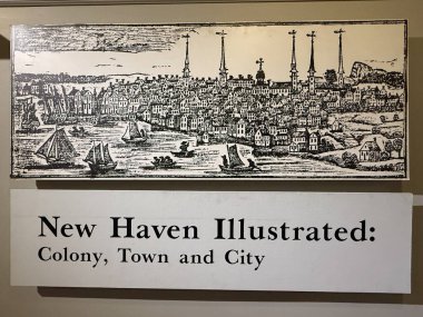 NEW HAVEN, CT - 3 MAYIS: 3 MAYIS: 3 Mayıs 2025 'te görüldüğü gibi Connecticut' taki New Haven Müzesinde sergi.