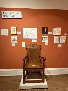 NEW HAVEN, CT - 3 MAYIS: 3 MAYIS: 3 Mayıs 2025 'te görüldüğü gibi Connecticut' taki New Haven Müzesinde sergi.