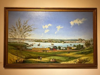 NEW HAVEN, CT - 3 MAYIS: 3 MAYIS: 3 Mayıs 2025 'te görüldüğü gibi Connecticut' taki New Haven Müzesinde sergi.