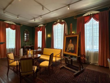 NEW HAVEN, CT - 3 MAYIS: 3 MAYIS: 3 Mayıs 2025 'te görüldüğü gibi Connecticut' taki New Haven Müzesinde sergi.