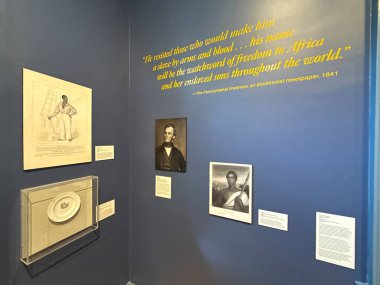 NEW HAVEN, CT - 3 MAYIS: 3 MAYIS: 3 Mayıs 2025 'te görüldüğü gibi Connecticut' taki New Haven Müzesinde sergi.