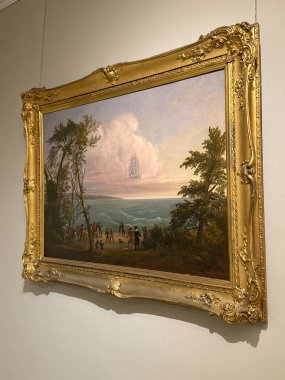 NEW HAVEN, CT - 3 MAYIS: 3 MAYIS: 3 Mayıs 2025 'te görüldüğü gibi Connecticut' taki New Haven Müzesinde sergi.