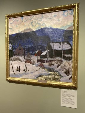 NEW HAVEN, CT - 3 MAYIS: 3 MAYIS: 3 Mayıs 2025 'te görüldüğü gibi Connecticut' taki New Haven Müzesinde sergi.