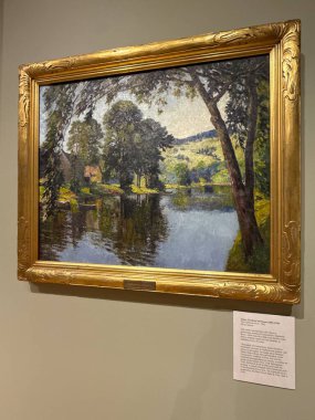 NEW HAVEN, CT - 3 MAYIS: 3 MAYIS: 3 Mayıs 2025 'te görüldüğü gibi Connecticut' taki New Haven Müzesinde sergi.