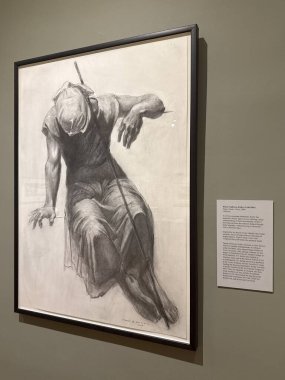 NEW HAVEN, CT - 3 MAYIS: 3 MAYIS: 3 Mayıs 2025 'te görüldüğü gibi Connecticut' taki New Haven Müzesinde sergi.