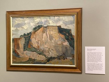 NEW HAVEN, CT - 3 MAYIS: 3 MAYIS: 3 Mayıs 2025 'te görüldüğü gibi Connecticut' taki New Haven Müzesinde sergi.