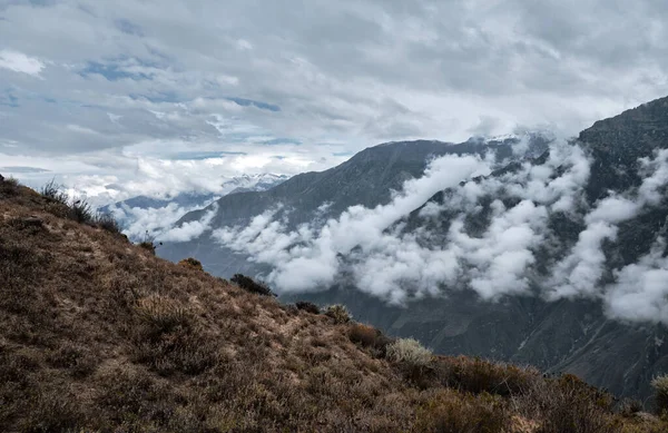 Mountain Landscape Colca Canyon Andes Peru — Fotografia de Stock