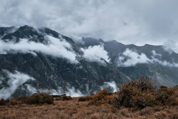 Mountain Landscape Colca Canyon Andes Peru — Stockfoto