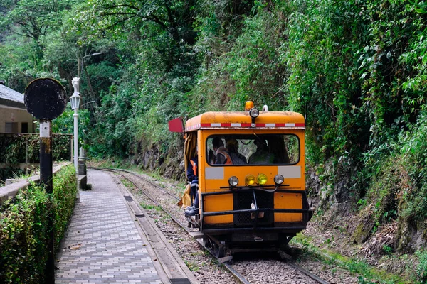 Cabine Reparo Trilhos Para Trabalhadores Ferroviários Peru — Fotografia de Stock