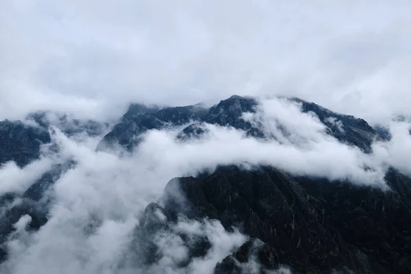 Гірський Ландшафт Каньйон Колка Андах Перу Стокове Зображення