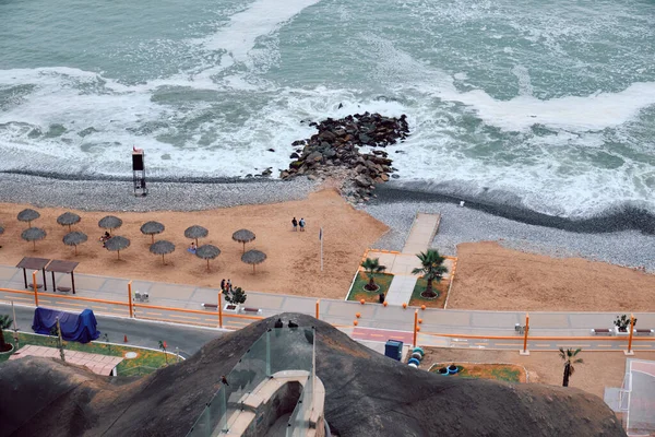 Miraflores Bereich Meeresstrand Lima Peru Stockfoto