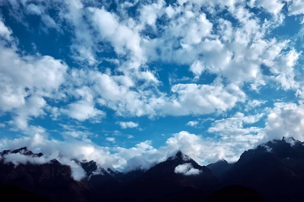 View Mountain Peaks Beautiful Landscape Andes Peru 免版税图库照片