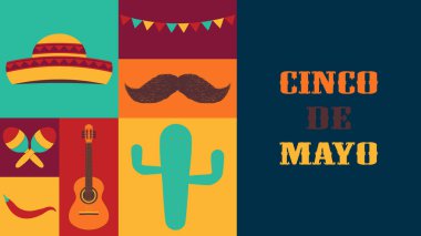 Cinco De Mayo clipart design, vector illustration clipart