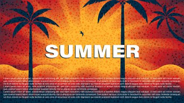 Güzel bir yaz tatili posteri. Özet olarak çok az yaz geçmişi.