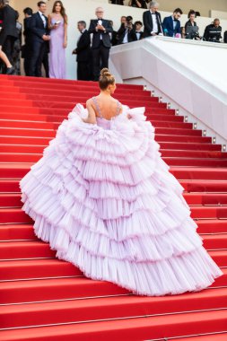 CANNES, FRANCE - MAY 21, 2022: Maja Malnar attends the screening of 