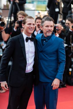 CANNES, FRANCE - MAY 21, 2022:  Ethan Hawke of the documentary series 
