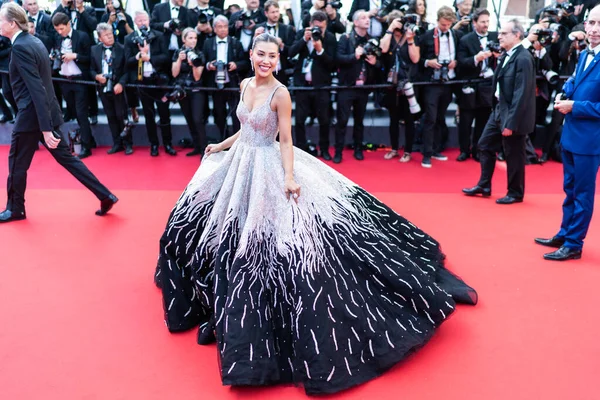 Cannes Francie Května 2022 Michelle Salas Během Ročníku Filmového Festivalu — Stock fotografie